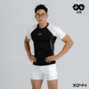 Áo Ngắn Tay Ráp Lăng Phối Màu - X9 Sportswear - X044