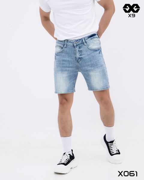 Quần Short Jean Basic Nam K004 Cao Cấp - X061 - X9 Sportswear