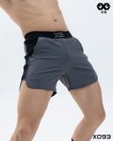  Quần Short Thun Nam Thể Thao Ngắn 5 inch Phối Màu 2 Bên - X9 Sportswear - X093 
