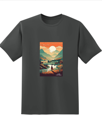  T-shirt Unisex / Áo thun in Sapa dawn - Sapa 07 