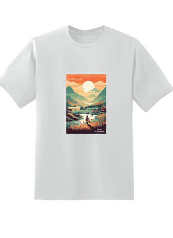  T-shirt Unisex / Áo thun in Sapa dawn - Sapa 07 