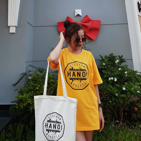  Túi Canvas HANOI logo 