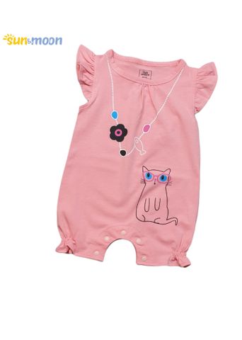  Liền quần thun cánh tiên in mèo 