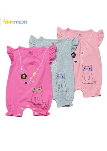  Liền quần thun cánh tiên in mèo 