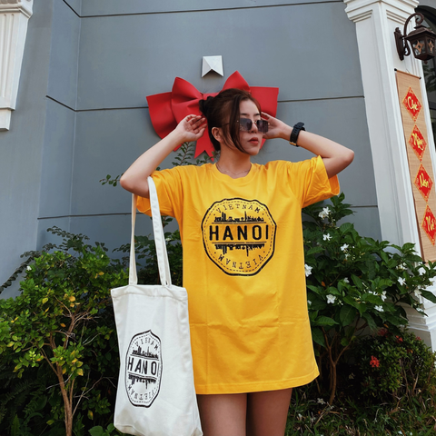  Túi Canvas HANOI logo 