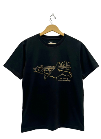  T-shirt Unisex / Áo thun in Budda Hand Danang B&W - Danang 04 