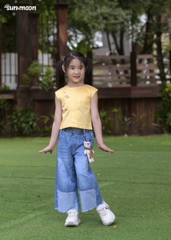  Quần jean dài ống rộng – bé gái  D1/2 