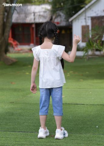  Quần lửng jean lai tua D1/9 