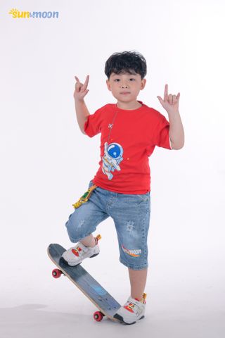  Áo thun bé trai TN phi hành gia 