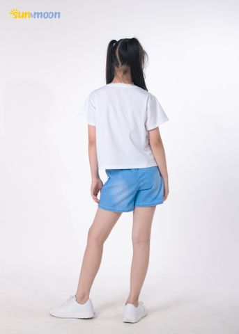  Áo thun rút dây in gấu Sun & Moon 