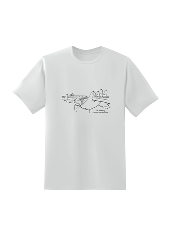  T-shirt Unisex / Áo thun in Budda Hand Danang B&W - Danang 04 