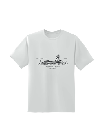  T-shirt Unisex / Áo thun in Sailing Lady 2 - Mekong 08 