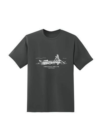  T-shirt Unisex / Áo thun in Sailing Lady 2 - Mekong 08 