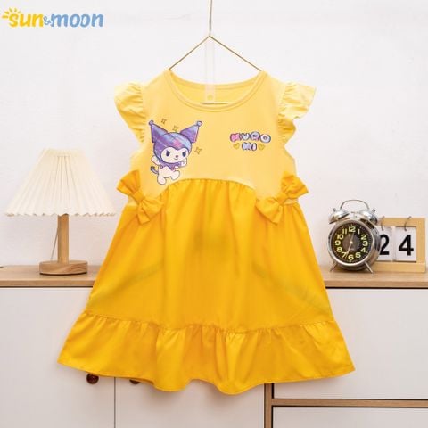  Đầm thun eo lượn Kuromi 