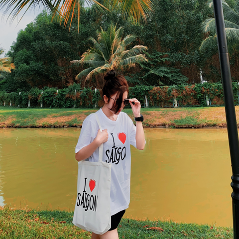  Túi Canvas I <3 SG 02 