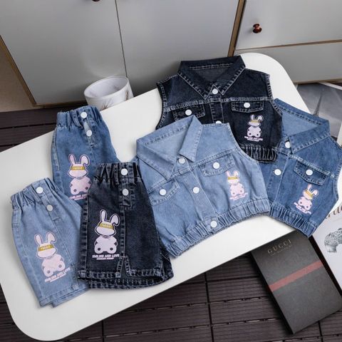  Bộ short jean in thỏ 