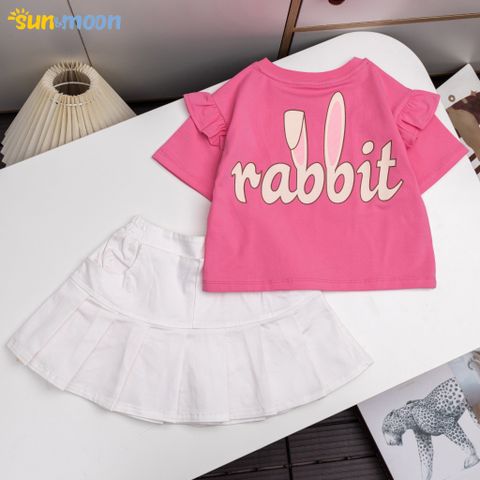  BỘ  VÁY KAKI THỎ ÔM CÀ RỐT 