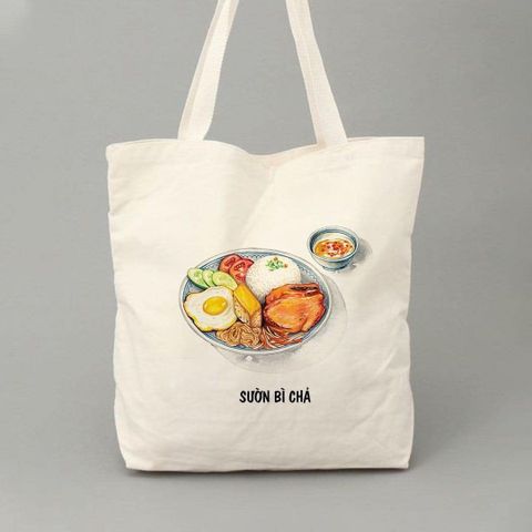  Túi Canvas Sườn Bì Chả 