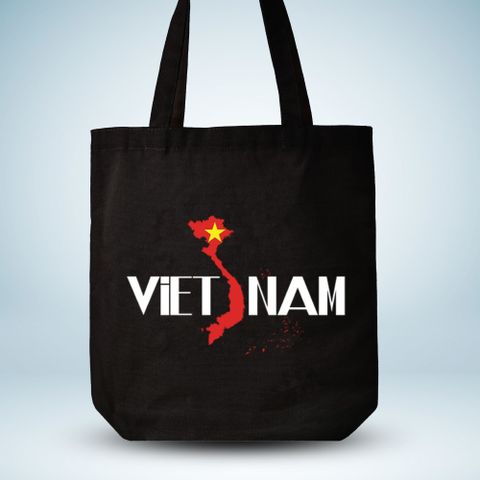  Túi Canvas 37x39x7cm- Thiết kế in chữ Việt Nam 