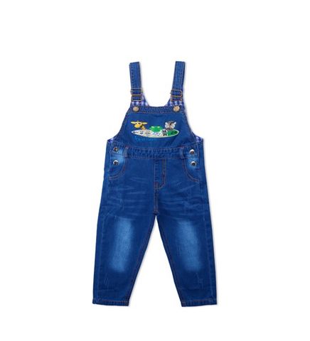  Liền quần jean dài bé trai 