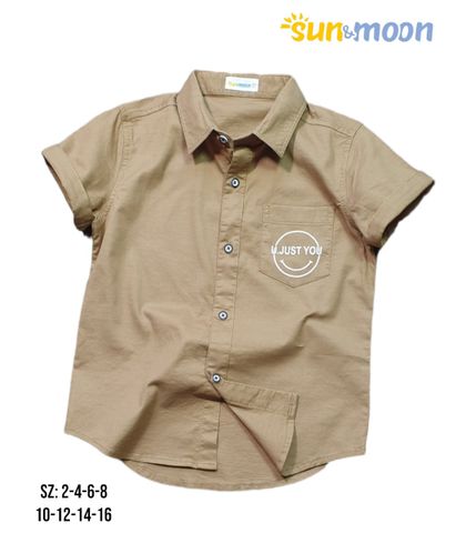  Áo sơ mi in túi Just You bé trai Sun & Moon 