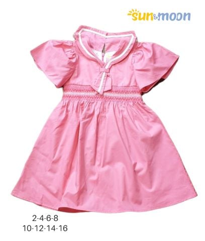  Đầm smock cổ thủy thủ Sun & Moon 