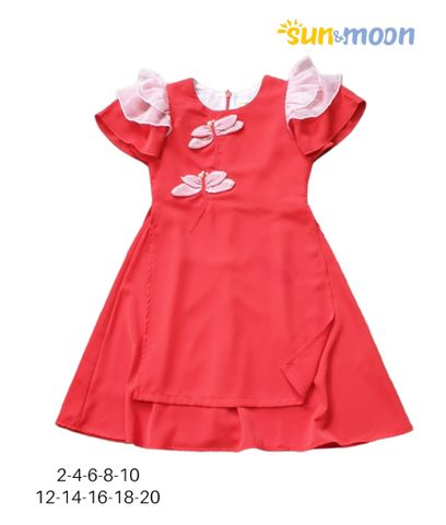  Áo dài đính chuồn chuồn Sun & Moon 