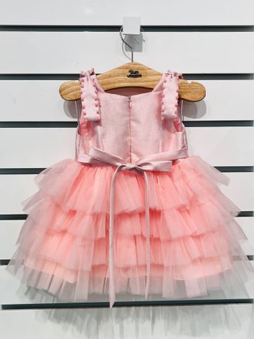  Đầm lưới 2 nơ vai Sun & Moon 