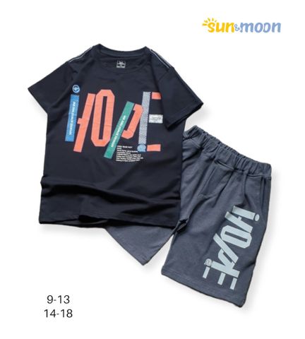  Bộ thun bé trai Sun & Moon in HOPE 