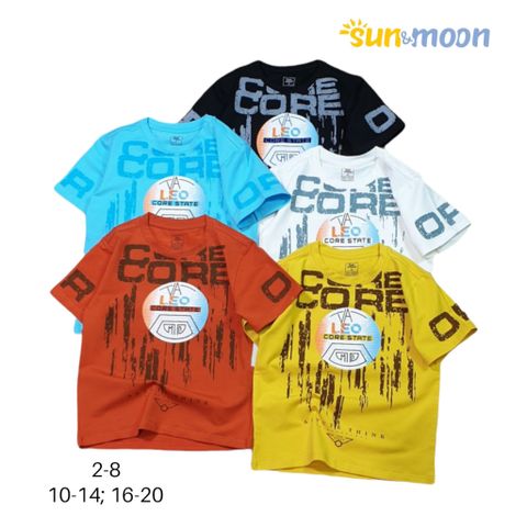  Áo thun bé trai tay ngắn in LEO- trai 