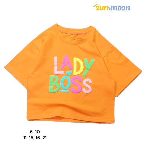  Áo thun  bé gái Sun & Moon in Lady Boss 