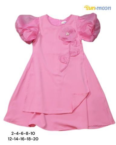  Áo dài tay vol đính hoa 3D 