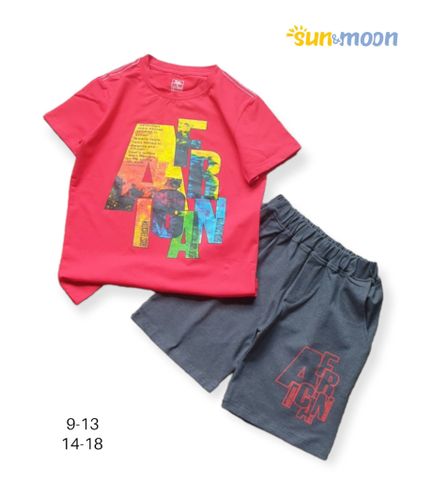  Bộ thun bé trai Sun & Moon in AFRICAN 