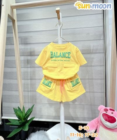  Bộ thun bé gái in Balance 