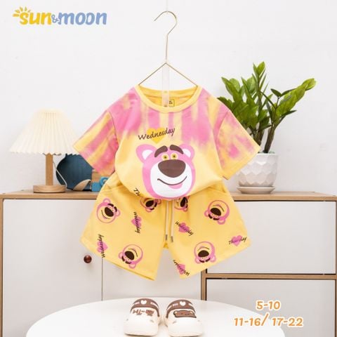  Bộ bé gái thun loang gấu Wednesday 