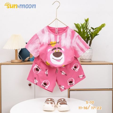  Bộ bé gái thun loang gấu Wednesday 