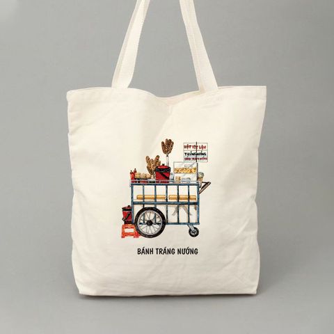  Túi Canvas in hình xe bánh tráng nướng 