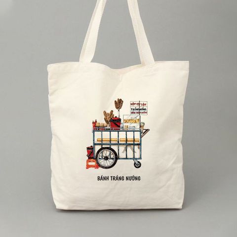  Túi Canvas in hình xe bánh tráng nướng 