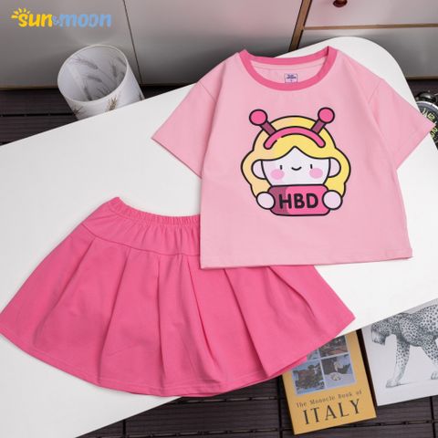  Bộ váy thun bé gái HDB Sun&moon 