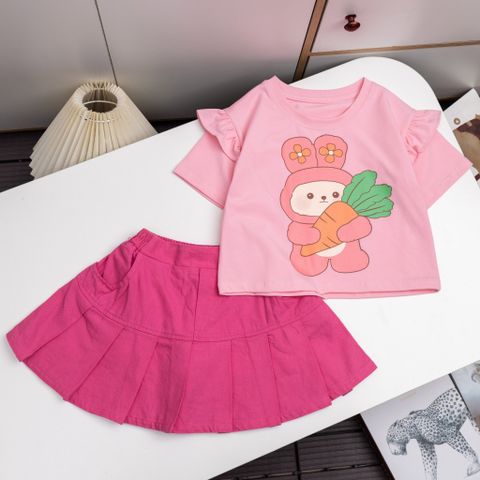  Bộ váy kaki thỏ ôm cà rốt Sun&mooon 