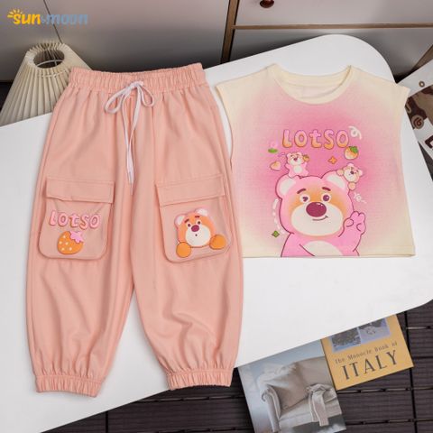  BỘ THUN  LOANG JOGGER SN GẤU DÂU LOTSO 