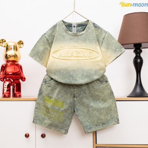  Bộ thun TN wash đá nổi  AMAZING 