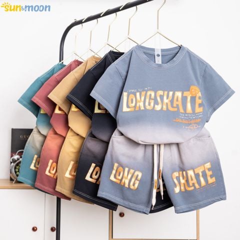  Bộ thun trai wash đá LONG SKATE 