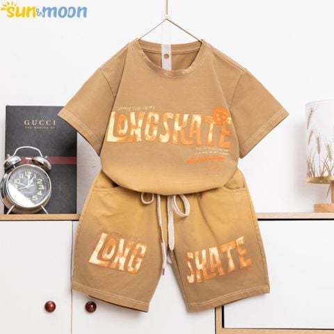  Bộ thun trai wash đá LONG SKATE 