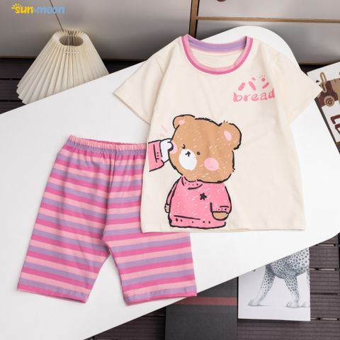  Bộ thun ngố sọc gấu 