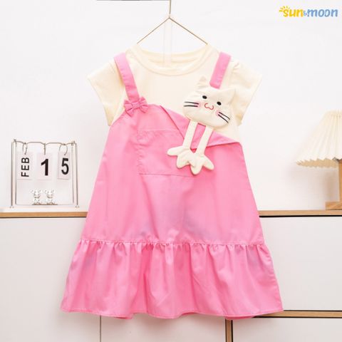  Đầm yếm mèo chân dài 