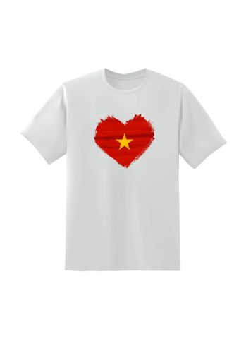  T-shirt Unisex / Áo thun trái tim Vietnam 