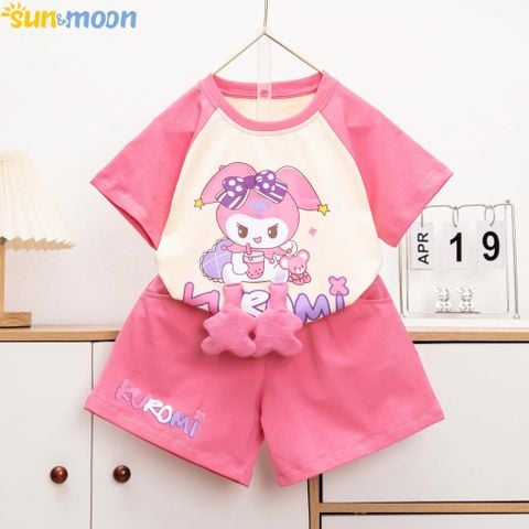  Bộ thun Short Kuromi gấu bông 