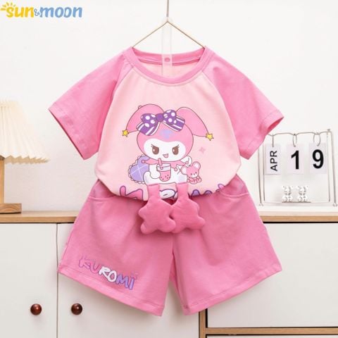  Bộ thun Short Kuromi gấu bông 