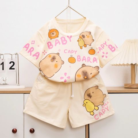  Bộ short thun Capy cam vịt 